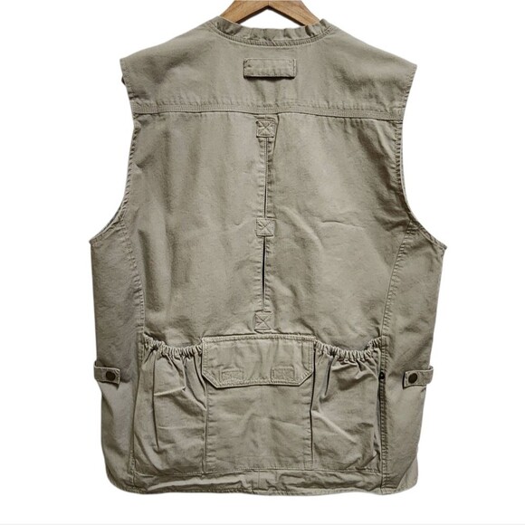 5.11 Tactical Vest Series 80001 Men L Beige Cotton Zip Hunting Shooting Conceal - Picture 2 of 15